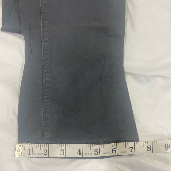 Style & Co. Cotton spandex gray pants zipper up on the bottom legs size 10 - Picture 8 of 13